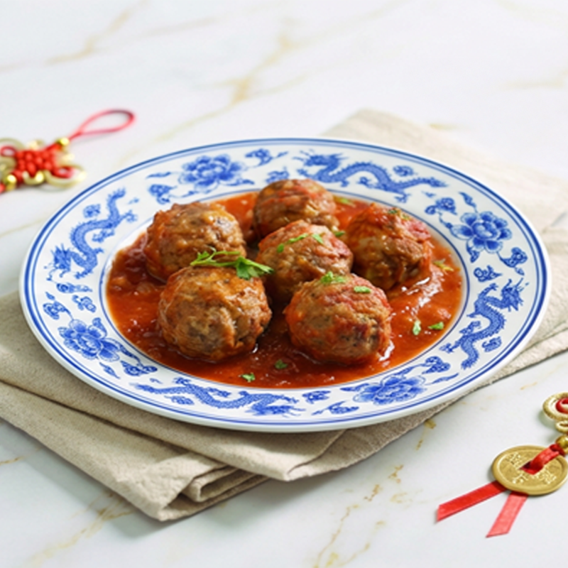 Chicken Meatballs in Tomato Sauce